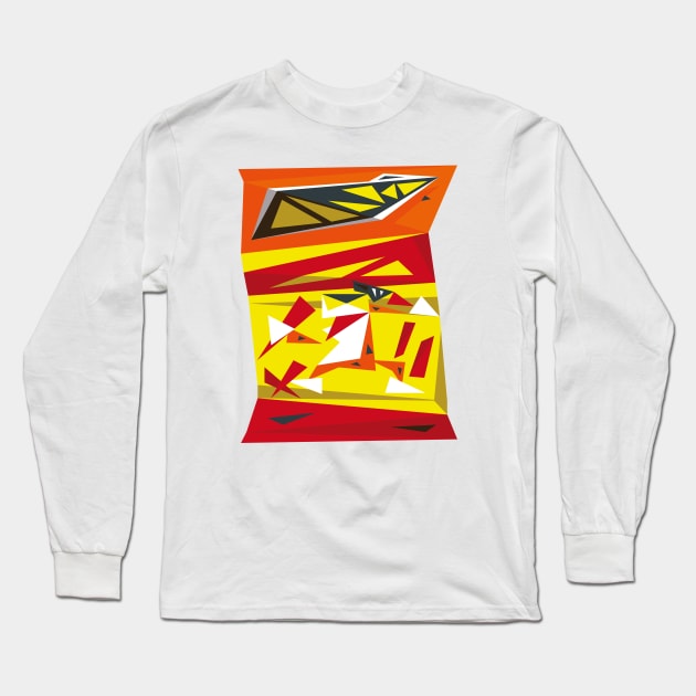 Item F10 of 30 (Flaming Hot Cheetos Abstract Study) Long Sleeve T-Shirt by herdat